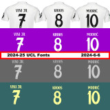 2024-25 RMA White Joint Edition Fans Soccer Jersey *紫边