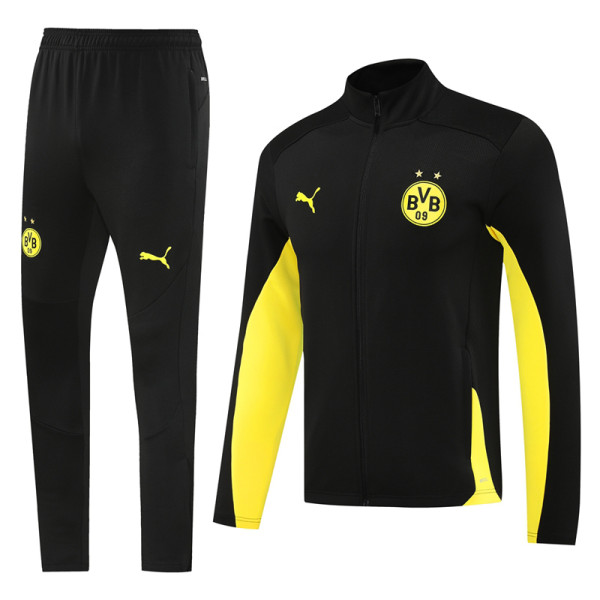 2024-25 Dortmund Black Jacket Tracksuit #03