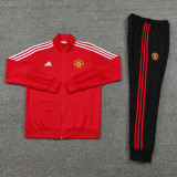 2024-25 Man Utd Red Jacket Tracksuit #01