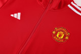 2024-25 Man Utd Red Jacket Tracksuit #01