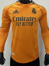 2024-25 RMA Away Long Sleeve Player Version Soccer Jersey (长袖球员)