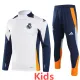 2024-25 RMA White Kids Long Sleeve Training Tracksuit (童装)