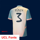 2024-25 Man City Fourth Kids Soccer Jersey