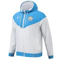 2024-25 Man City Blue White Windbreaker (High Quality)球员