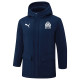 2024-25 Marseille Royal Blue Hooded Windbreaker Fabric Cotton Coat #G245(白标)
