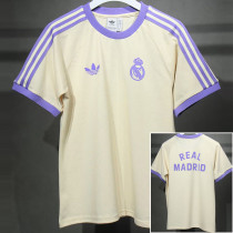 2024-25 RMA Beige Training shirts (High Quality)