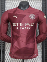 2024-25 Man City Third Long Sleeve Player Version Soccer Jersey (长袖球员)
