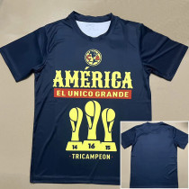 2024-25 Club America Royal Blue Champion Training shirts *背后没图案