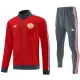 2024-25 Man Utd Red Jacket Tracksuit