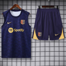 2025-26 BAR Royal blue Tank top and shorts suit