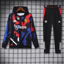 2024-25 Man Utd Red blue Hoodie Tracksuit (卫衣套装)