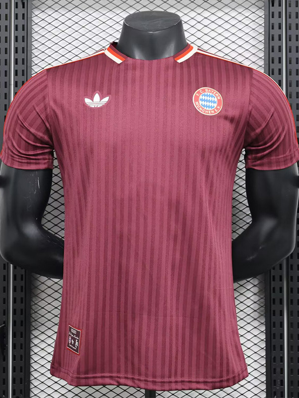 2024-25 Bayern Maroon Red Special Edition Player Version Soccer Jersey