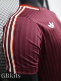 2024-25 Bayern Maroon Red Special Edition Player Version Soccer Jersey