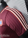2024-25 Bayern Maroon Red Special Edition Player Version Soccer Jersey