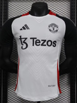 2025-26 Man Utd White Black Player Version Training shirts