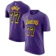 2024-25 Lakers DONCIC #77 Purple High Quality Casual T-Shirt
