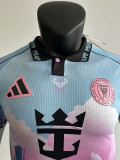 2025-26 Inter Miami Pink Blue Special Edition Player Version Soccer Jersey