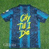 2025-26 Man City Blue Limited Edition Fans Soccer Jersey