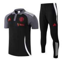 2025-26 Man Utd Black Polo Tracksuit