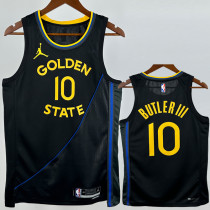 2024-25 WARRIORS BUTLERIII #10 Black Top Quality Hot Pressing NBA Jersey (Trapeze Edition) 飞人版