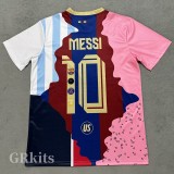 2025-26 MESSI #10 Special Edition Fans Soccer Jersey (右粉色)