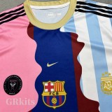 2025-26 MESSI #10 Special Edition Fans Soccer Jersey (右粉色)
