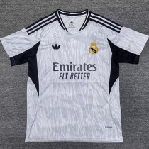 2025-26 RMA White Grey Special Edition Fans Training Shirts (三叶草)