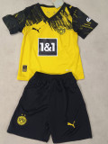 2025-26 Dortmund Home Kids Soccer Jersey