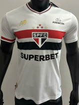 2025-26 Sao Paulo Home Player Version Soccer Jersey