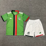2025-26 Mexico Special Edition Green Kids Soccer Jersey