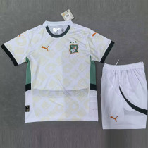 2024-25 Ivory Coast Away Kids Soccer Jersey