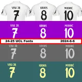 2025-26 RMA White Purple Fans Training Shirts