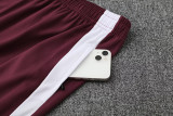 2025-26 Bayern Brown Red Polo Tracksuit