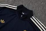 2025-26 JUV Royal blue Half Pull Tracksuit #B2503(半拉链)