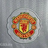 2007-2008 Man Utd Grey Goalkeeper Long Sleeve Retro Soccer Jersey (长袖)