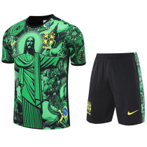 2025-26 Brazil Green Training Short Suit