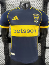 2025-26 Boca Juniors Home Player Version Soccer Jersey