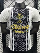 2025-26 Club America White Black Player Version Soccer Jersey