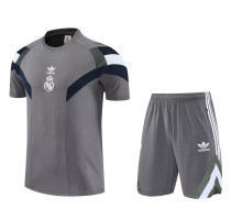 2025-26 RMA Grey Training Short Suit