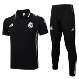 2025-26 RMA Black Polo Tracksuit #C2504