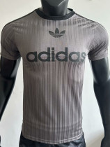 2025 AD Casual Grey Player Version Training shirts (三叶草)