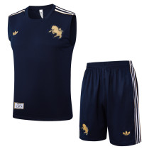 2025-26 JUV Royal blue Tank top and shorts suit #D2518