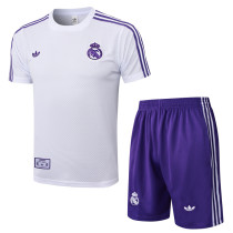 2025-26 RMA White Training Short Suit #D2520