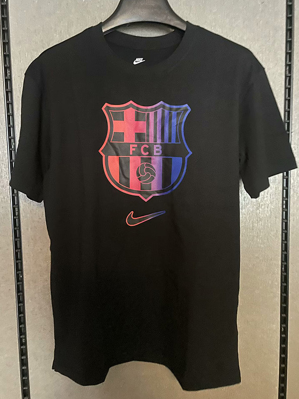 2025-26 BAR Black High Quality Casual T-Shirt