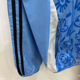 2025-26 Italy Blue & Khaki Double Sided Windbreaker (双面风衣)