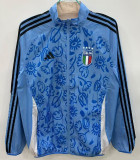2025-26 Italy Blue & Khaki Double Sided Windbreaker (双面风衣)
