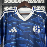 2025-26 Schalke 04 Blue Special Edition Fans Soccer Jersey