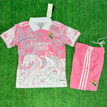 2025-26 RMA Pink Special Edition Kids Training 三叶标