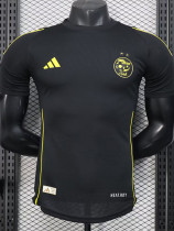 2025-26 Algeria Black Player Version Training shirts (黄标)
