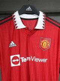 2022-23 Man Utd Home Long Sleeve Player Version Soccer Jersey (长袖球员)